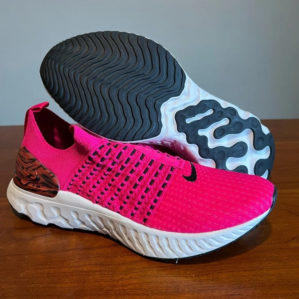 Nike React Phantom Run FK 2 Sneaker Shoes DQ7649 600 Pink - Picture 8 of 11
